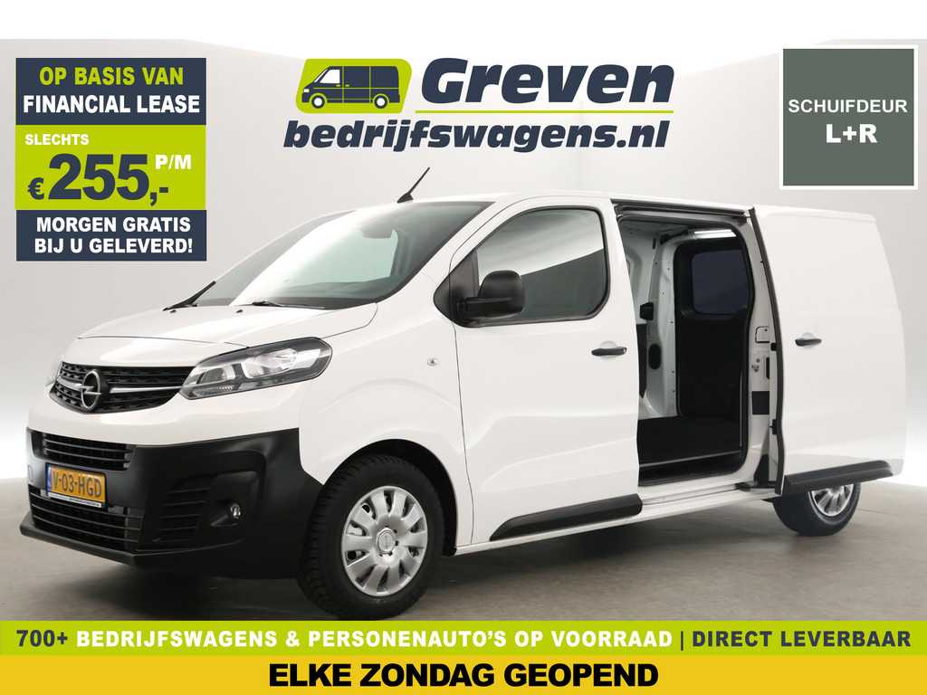 Opel Vivaro 1.5 CDTI L2H1 360Camera 2xSchuifdeur Airco Cruise Carplay Navi PDC 3 Persoons Stoelverwarming
