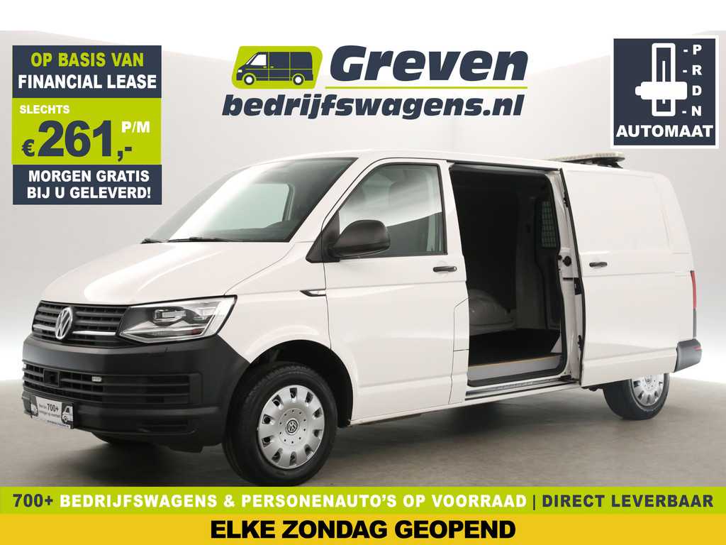 Volkswagen Transporter 2.0 TDI L2H1 150PK DSG Automaat 2xSchuifdeur Airco Cruise Camera Carplay PDC LED Trekhaak Zwaailamp