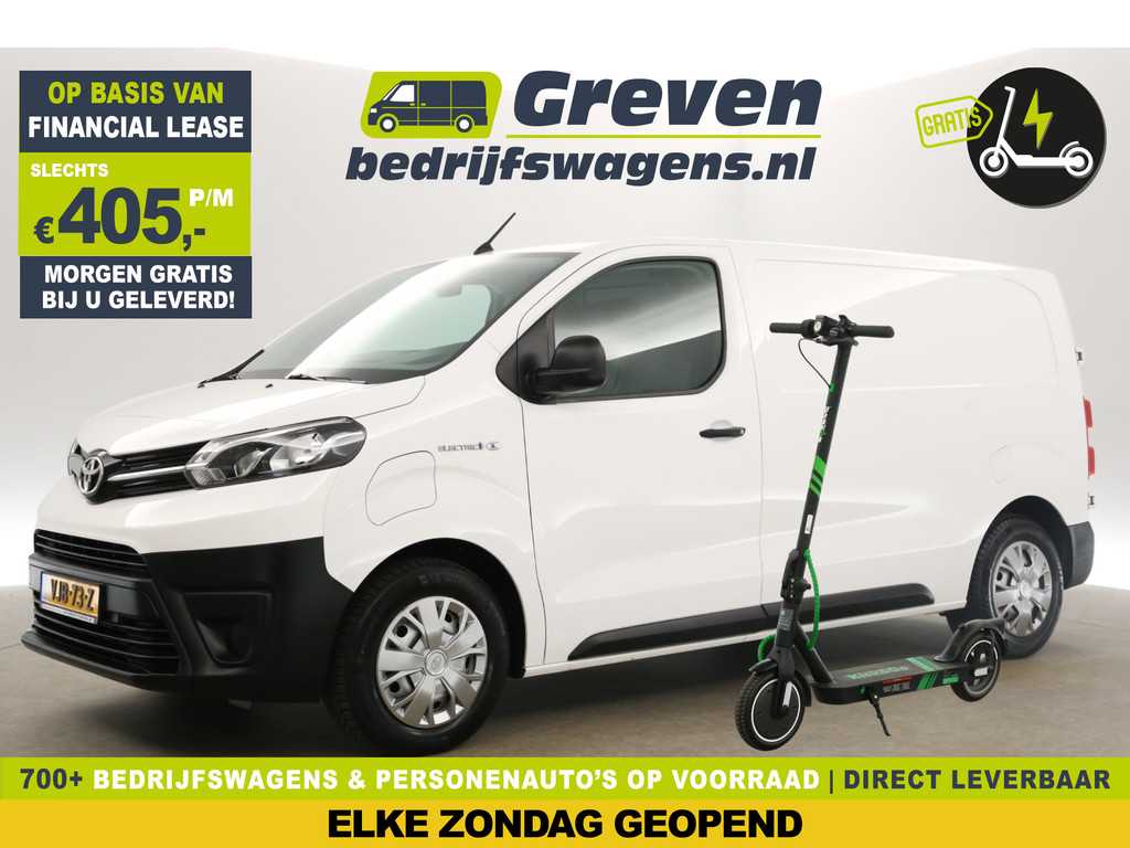 Toyota ProAce 75 kWh Extra Range Navigator L2H1 | GRATIS E-Step! | Elektrisch Automaat | EMISSIEVRIJE ZONE | Airco Camera Cruise Carplay Navi 3 Persoons