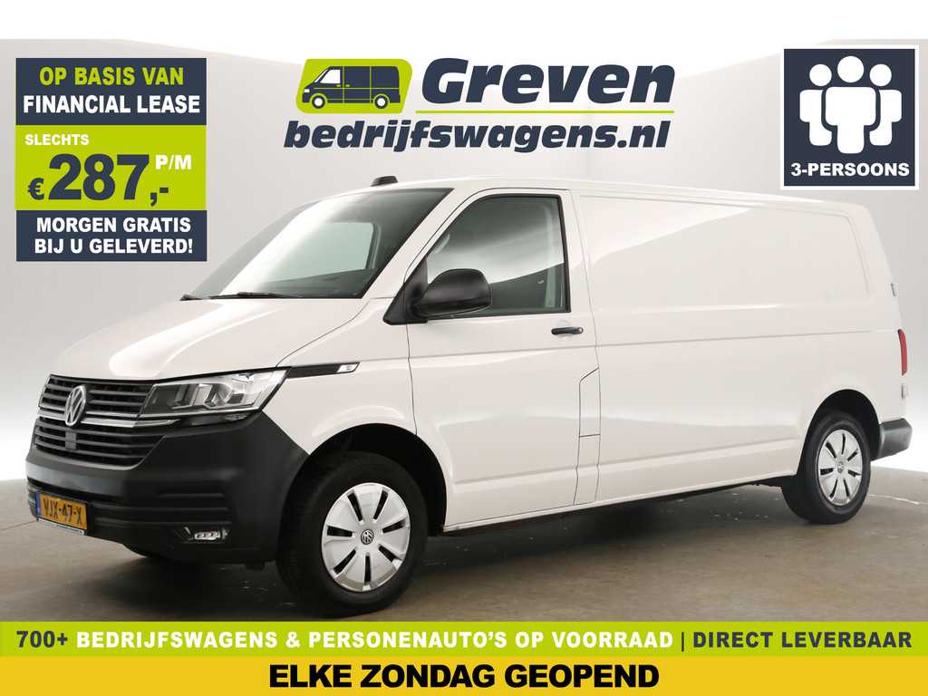 Volkswagen Transporter 2.0 TDI L2H1 Airco Cruise Carplay PDC Navigatie 3 Persoons Elektrpakket Trekhaak