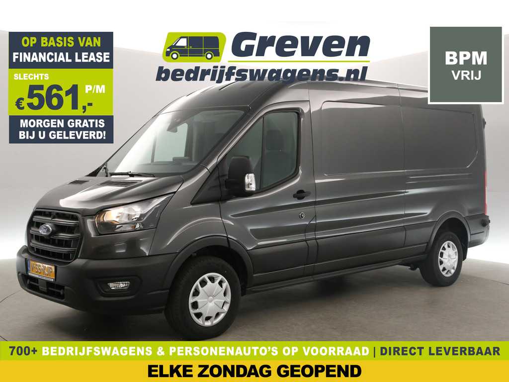 Ford Transit 350 2.0 TDCI L3H2 Trend | NIEUW | BPM Vrij | Airco Carplay Camera Cruise Navigatie PDC Stoelverwarming Trekhaak