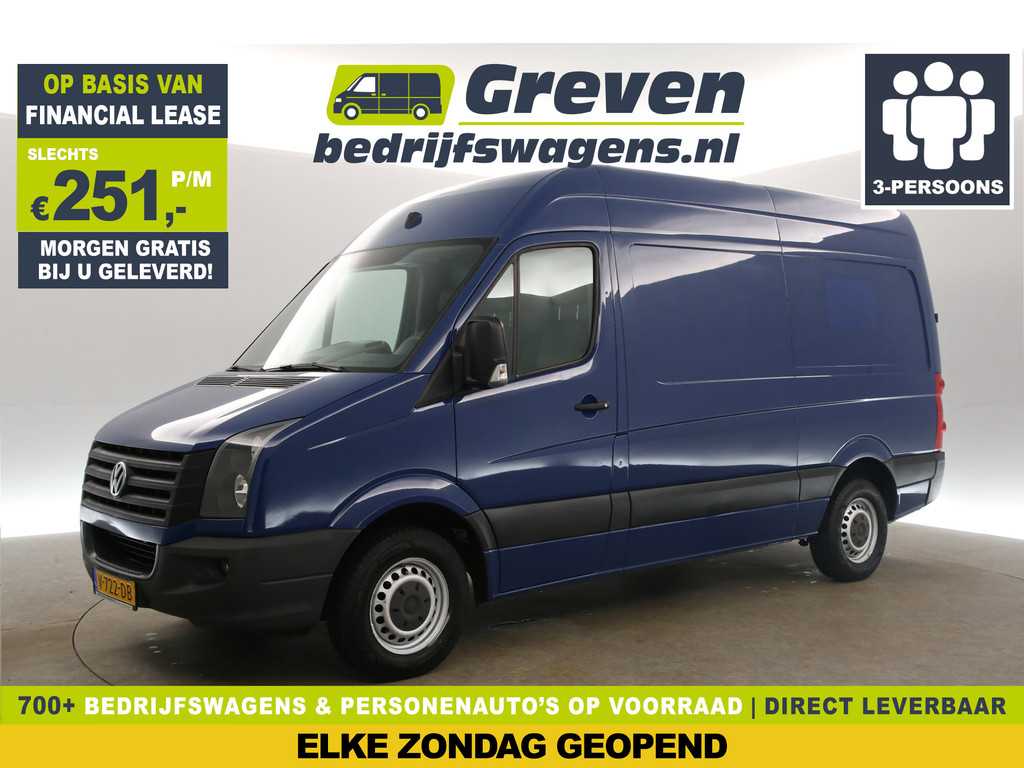 Volkswagen Crafter 28 2.0 TDI L2H2 Airco Cruise 3 Persoons Bluetooth Elektrpakket Schuifdeur