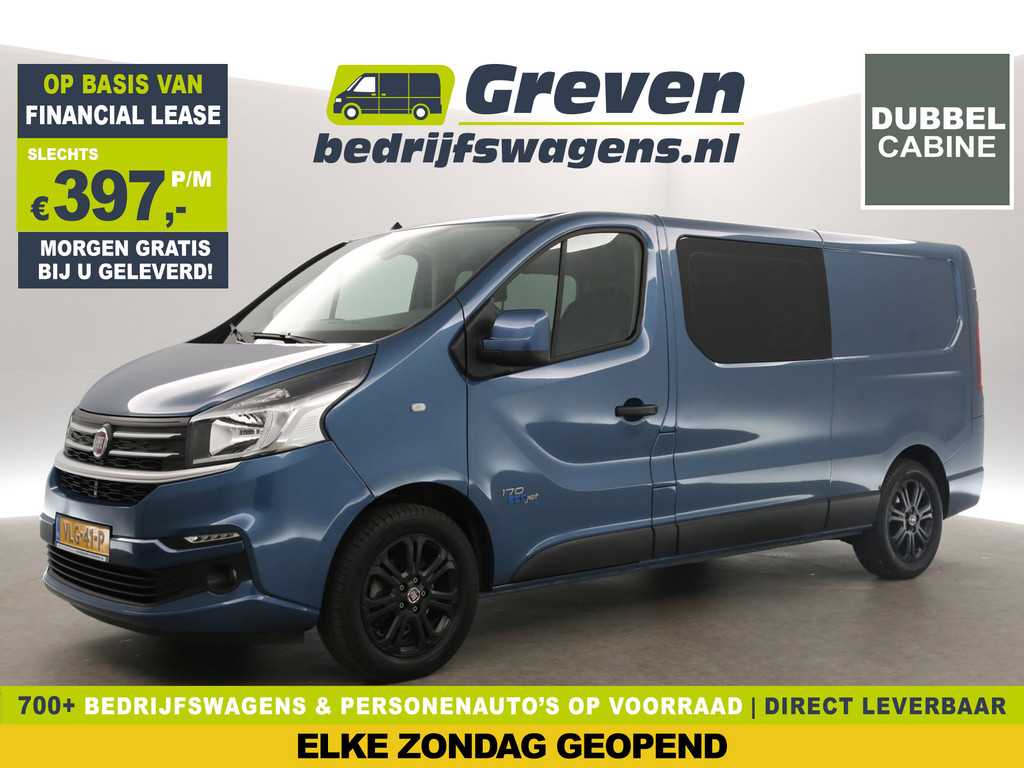 Fiat Talento 2.0 MultiJet L2H1 | 170PK | Dubbele Cabine | 5 Persoons | Automaat Clima Camera Navi PDC 17"LMV Trekhaak