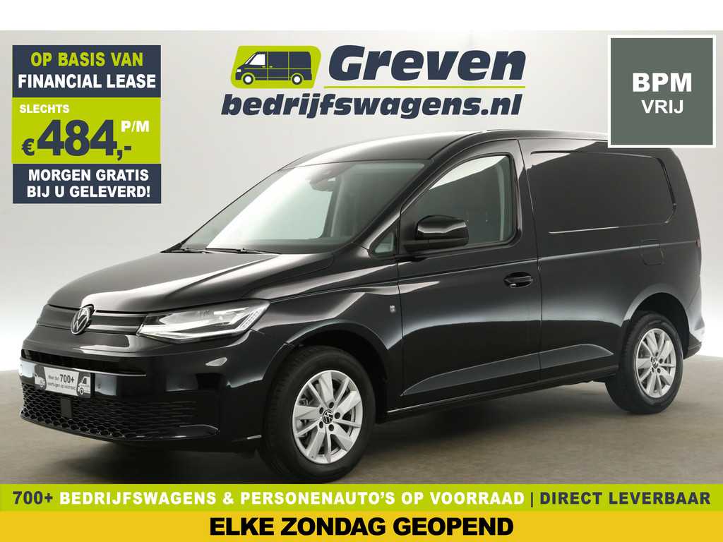 Volkswagen Caddy Cargo 2.0 TDI Style L1H1 | BPM VRIJ | NIEUW | 123PK DSG Automaat Airco Cruise Carplay LED Navi Virtual PDC 16"LMV