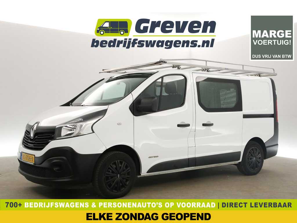 Renault Trafic 1.6 dCi T29 L1H1 | MARGE! | Airco Cruise Navi PDC 2xSchuifdeur Trekhaak Imperiaal 3 Persoons | GEEN APK |