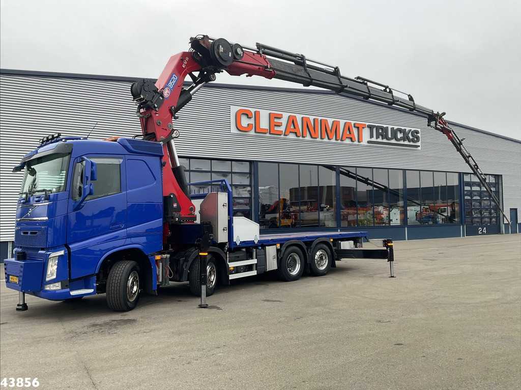 Volvo FH 540 8x2 Euro 6 HMF 85 Tonmeter laadkraan + Fly-Jib Just 118.982 Km!