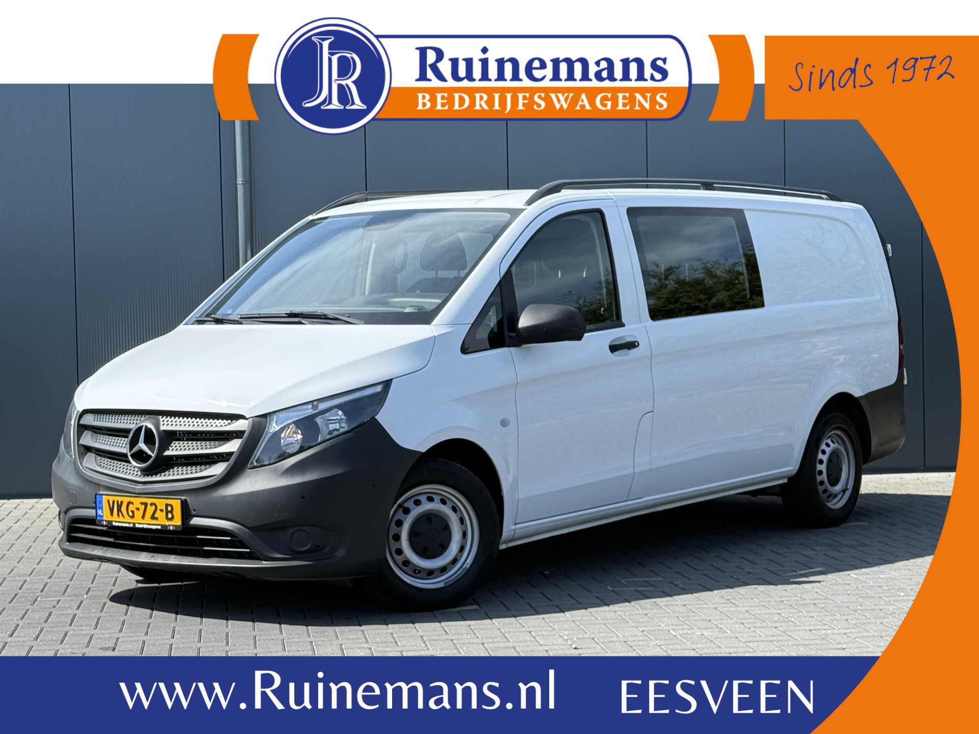 Mercedes-Benz Vito 116 CDI 164 PK / **18.900 KM**/ L3H1 / DUBBELE CABINE / AIRCO / CRUISE / CAMERA / TREKHAAK