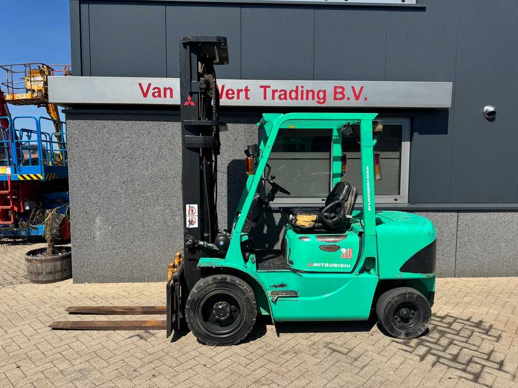 Mitsubishi FD30K Triplo 600 Freelift/Sideshift Diesel 1999