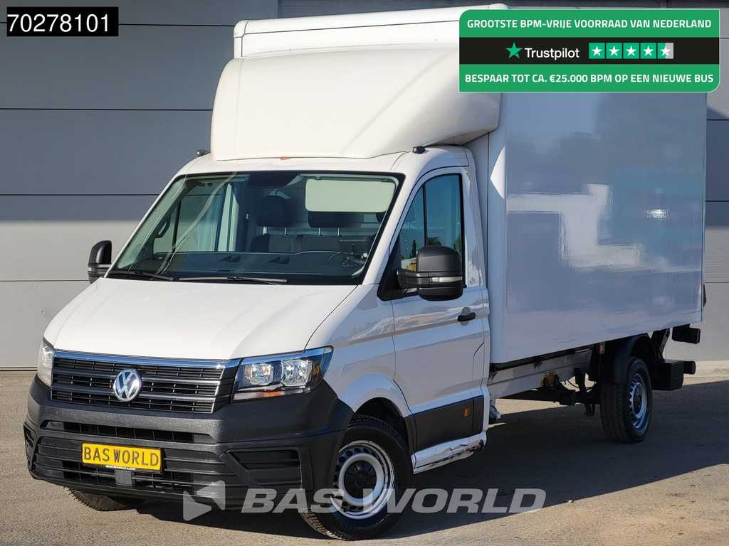 Volkswagen Crafter 177pk Automaat Laadklep Bakwagen Airco Camera Meubelbak Koffer 19m3 Airco