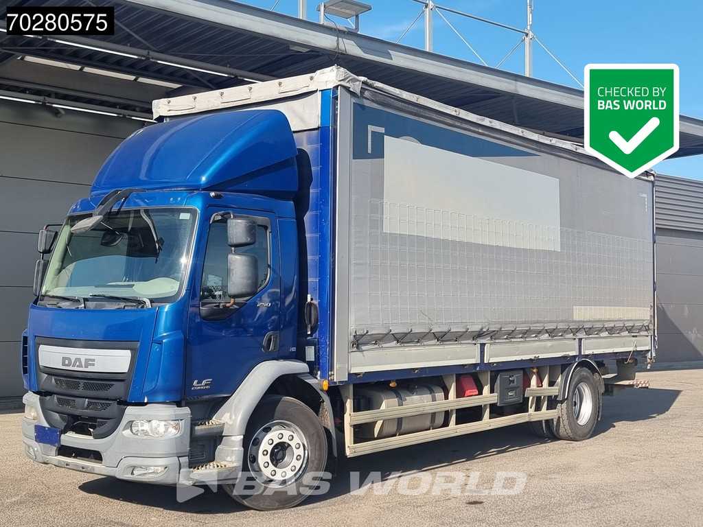 DAF LF 250 4X2 19tonner Automatic Anti Vandalismus Plane Ladebordwand Euro 6