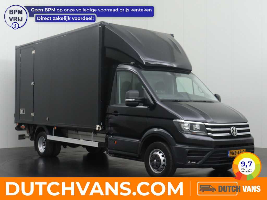 Volkswagen Crafter 2.0TDI 177PK Dsg Automaat Bakwagen+Laadklep Dubbellucht | Navigatie | Zijdeur | Dakspoiler | 3-Persoons