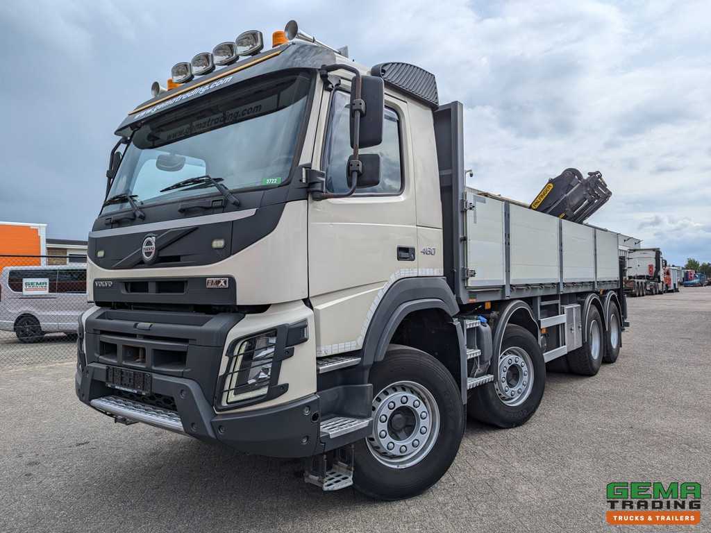 Volvo FMX 460 8x4/4 Dagcab Euro5 - Open Laadbak 6m + Palfinger PK18001-EH 4xHydraulisch RadioGrafisch