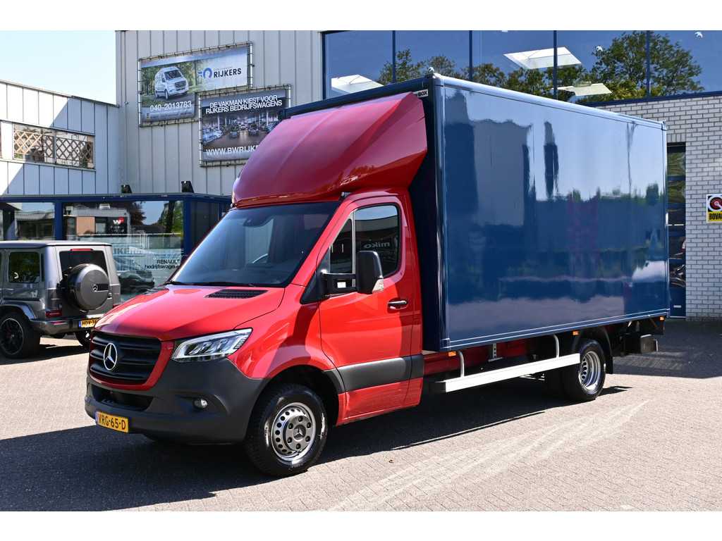 Mercedes-Benz Sprinter 515 CDI L3 Bakwagen met laadklep Dhollandia klep, LED, Distronic, Geveerde stoel
