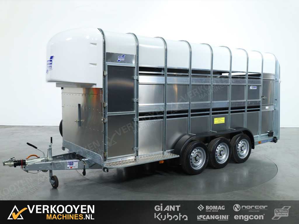 2025 Ifor Williams TA510 16x7 (497x178x212cm) Dubbeldeks Schapentrailer/ Veetrailer VT761