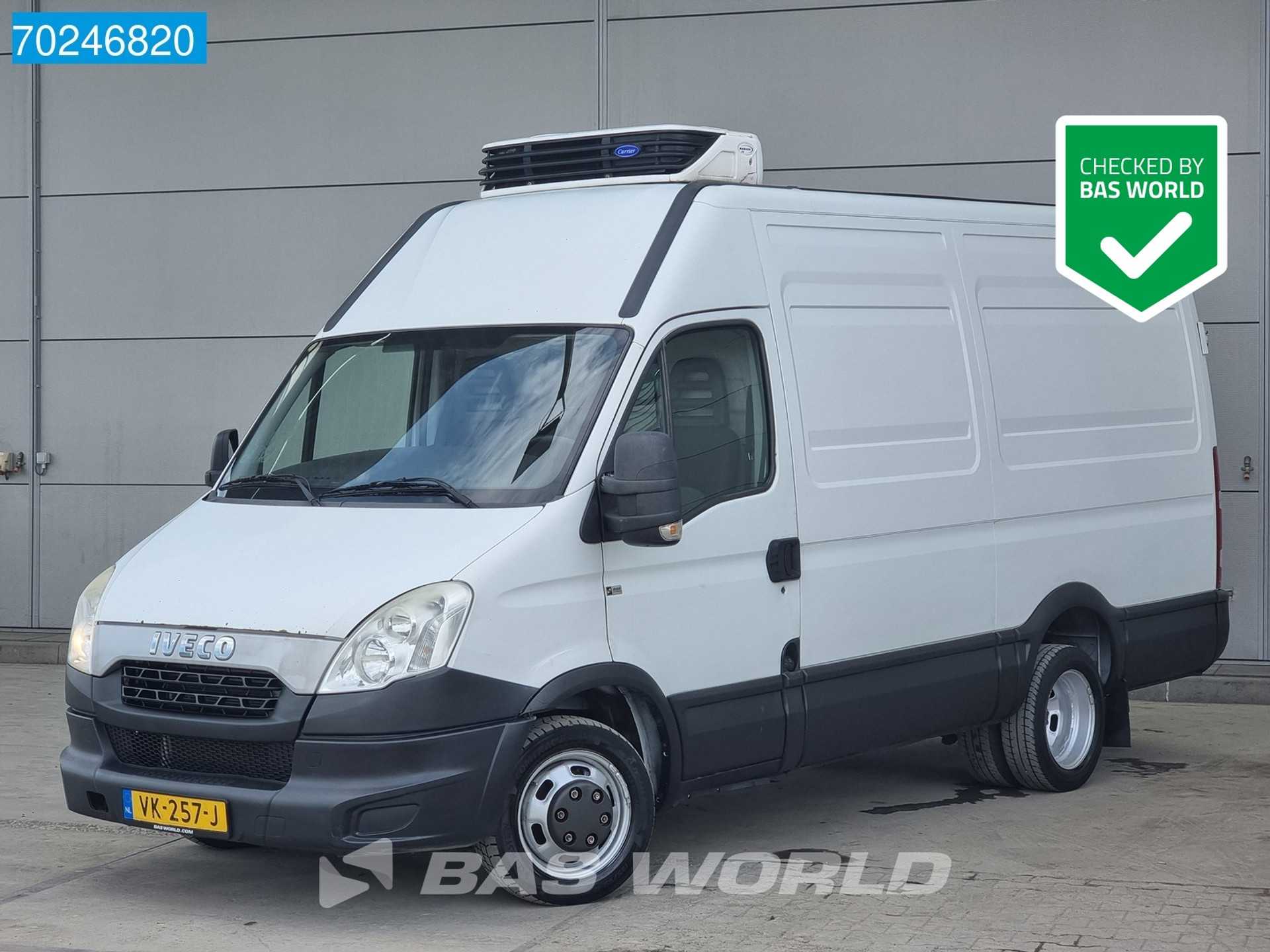 Iveco Daily 35C13 L2H2 Koelwagen Carrier Xarios 350 230V stekker Koeler Koel Kühlwagen 10m3 Airco Trekhaak