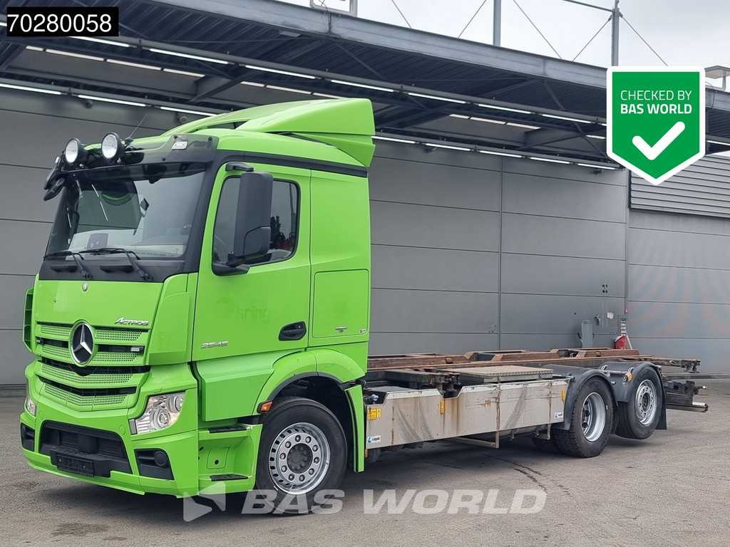 Mercedes Actros 2545 6X2 Hydraulic Liftable BDF system Lift+steering axle ADR Euro 6