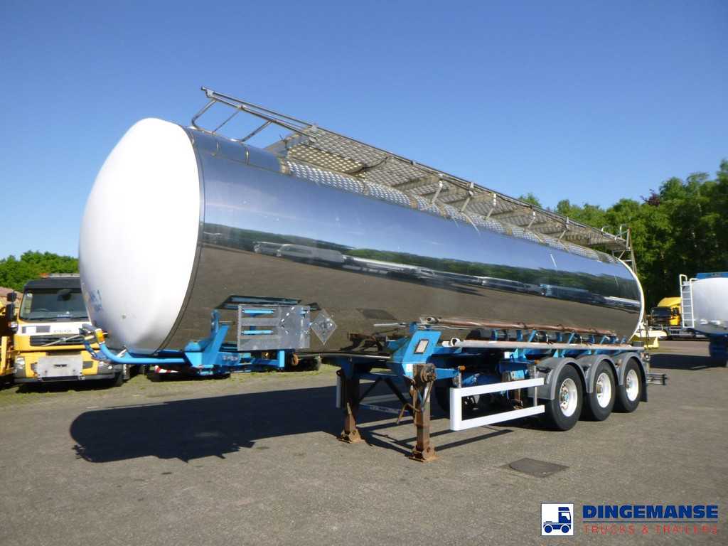 Clayton Chemical tank inox L4BN 37.5 m3 / 1 comp