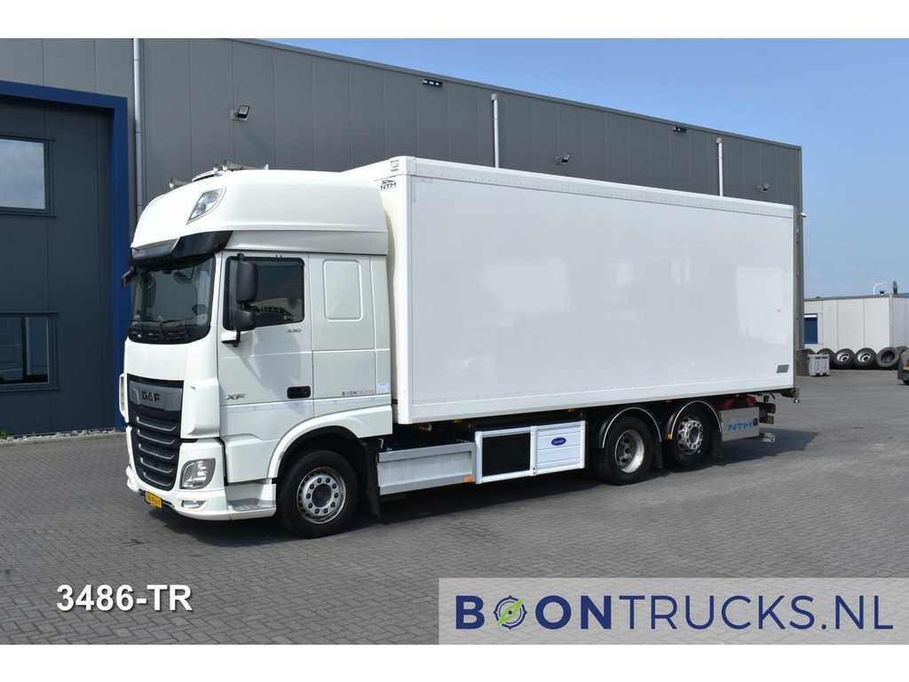 DAF XF 530 6x2 | NTM BOX + CARRIER * LIFT/STEERING AXLE * LZV