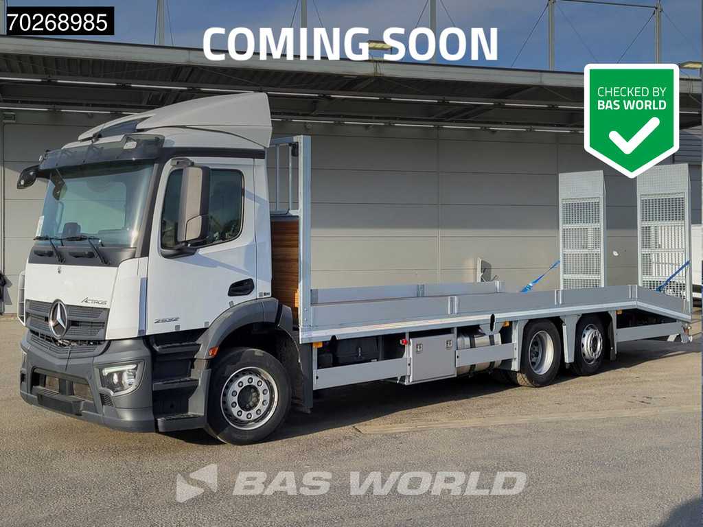 Mercedes Actros 2532 6X2 NEW! Machine tansporter Oprijwagen Lenkachse Navi Euro 6