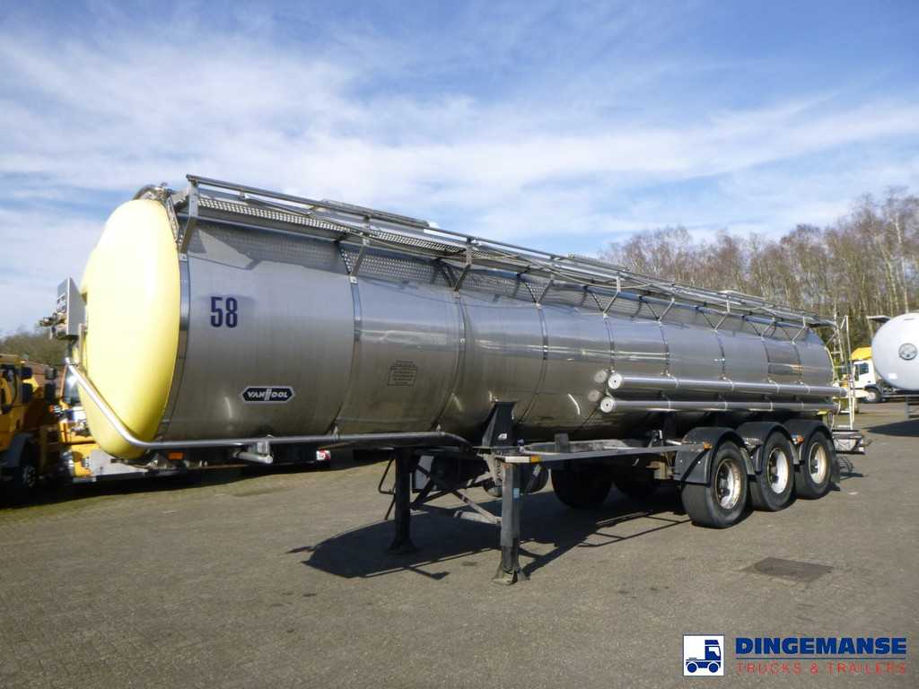 Van Hool Chemical tank inox 24 m3 / 1 comp