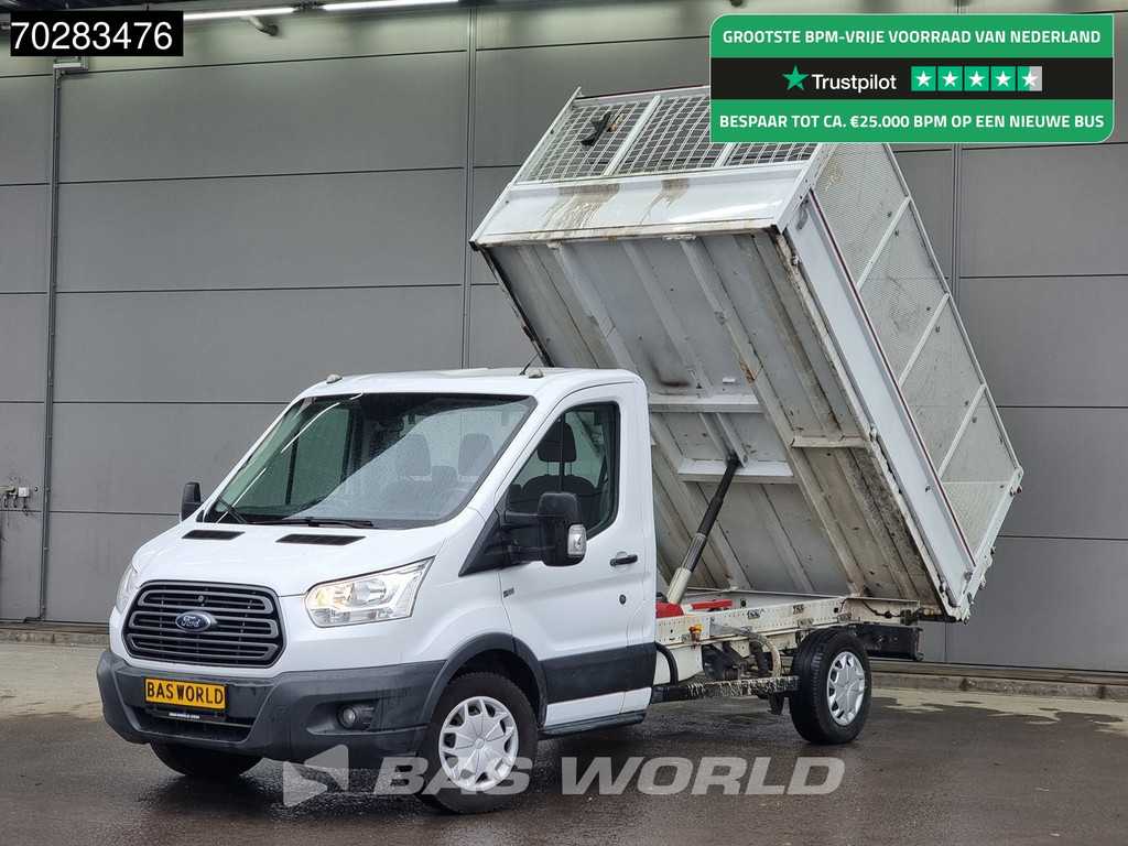 Ford Transit 130pk Euro6 Open Laadbak Airco Cruise Pritsche Pickup Open Box Airco Cruise control