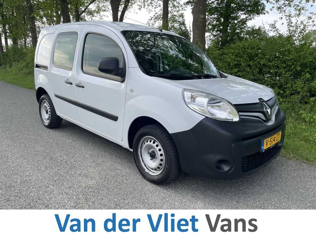 Renault Kangoo 1.5 dCi E6 R-link BPM Vrij! Lease €142 p/m, Airco, Navi, PDC, Trekhaak, Schuifdeur, Volledig onderhoudshistorie aanwezig