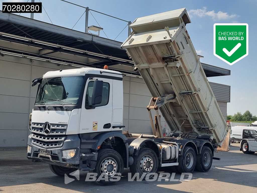 Mercedes Arocs 3240 8X4 12m3 3-Side Tipper Automatic Euro 6