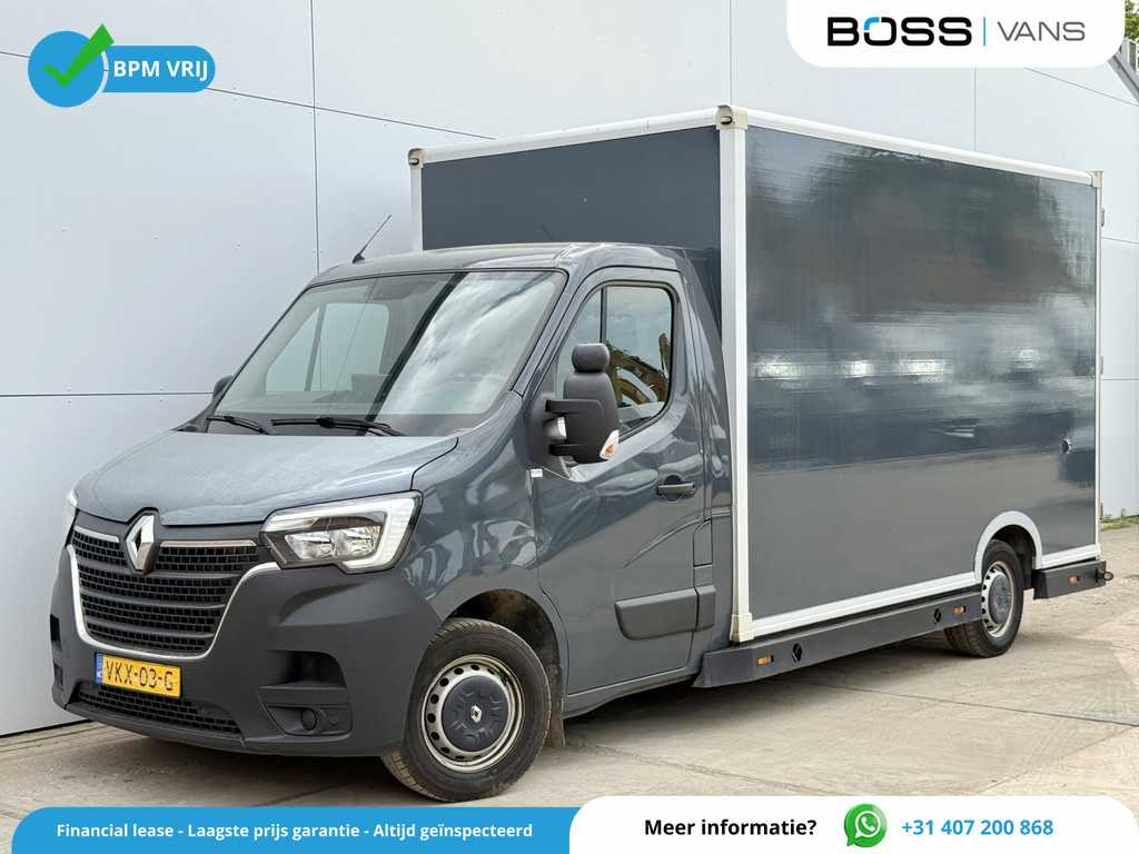 Renault Master 150pk Automaat Luchtvering Airco Cruise Control Plancher Foodtruck Meubelbak Paardenwagen