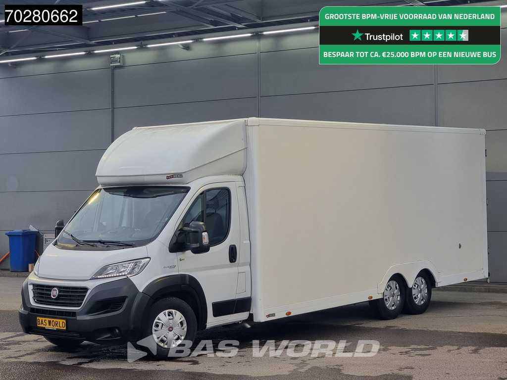 Fiat Ducato 130pk 30m3 XXL Bakwagen B rijbewijs 6m Baklengte Airco Cruise Meubelbak Koffer Gesloten laadbak Airco Cruise control