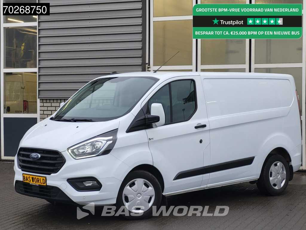 Ford Transit Custom  130PK Automaat L1H1 Inrichting Powerpack Trekhaak Airco Cruise 6m3 Airco Trekhaak Cruise control