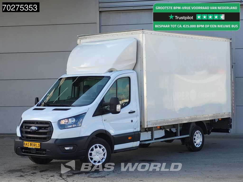 Ford Transit 130pk Bakwagen Laadklep Airco Cruise Euro6 Meubelbak Koffer 19m3 Airco Cruise control