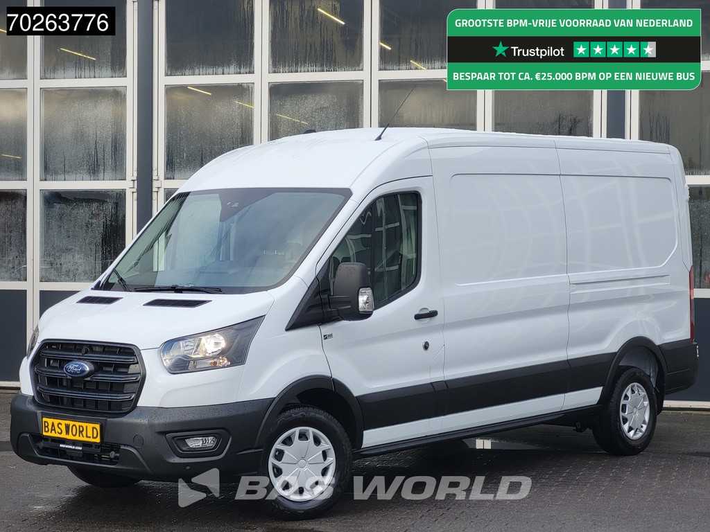 Ford Transit 170pk Automaat 350 L3H2 Airco Cruise Parkeersensoren 11m3 Airco Cruise control