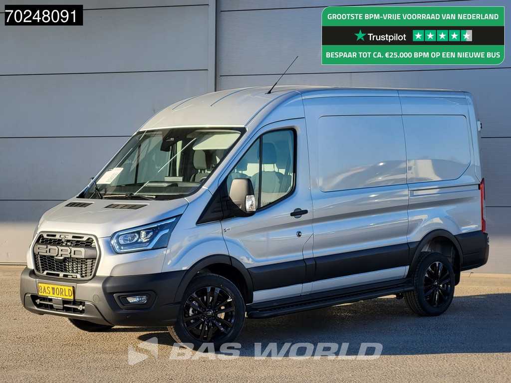 Ford Transit 165pk Automaat Limited Black Edition L2H2 ACC CarPlay Xenon Camera L2 10m3 Airco Cruise control