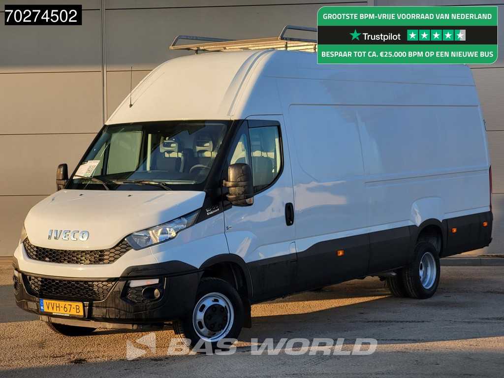 Iveco Daily 50C17 3.0L 170PK Automaat Dubbellucht 3,5t Trekhaak Imperiaal Airco L4H3 L3 18m3 Airco Trekhaak
