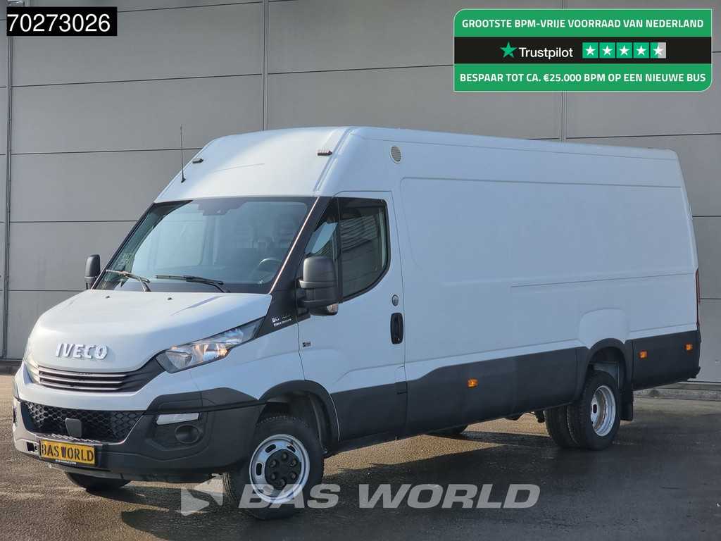 Iveco Daily 50C18 3.0L 180PK Automaat L3H2 Dubbellucht 3,5t Trekhaak Camera Airco Cruise L4H2 16m3 Airco Trekhaak Cruise control