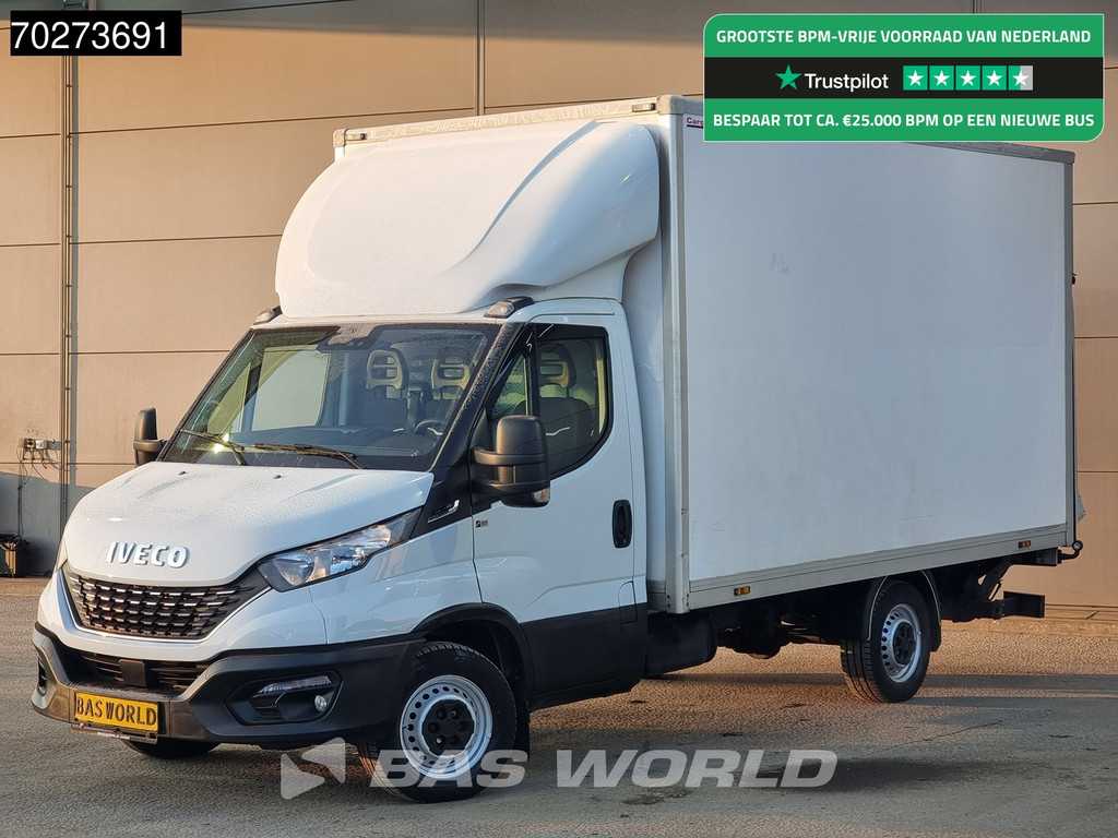 Iveco Daily 35S14 Automaat Laadklep Zijdeur Bakwagen Airco Cruise Meubelbak Koffer 20m3 Airco Cruise control