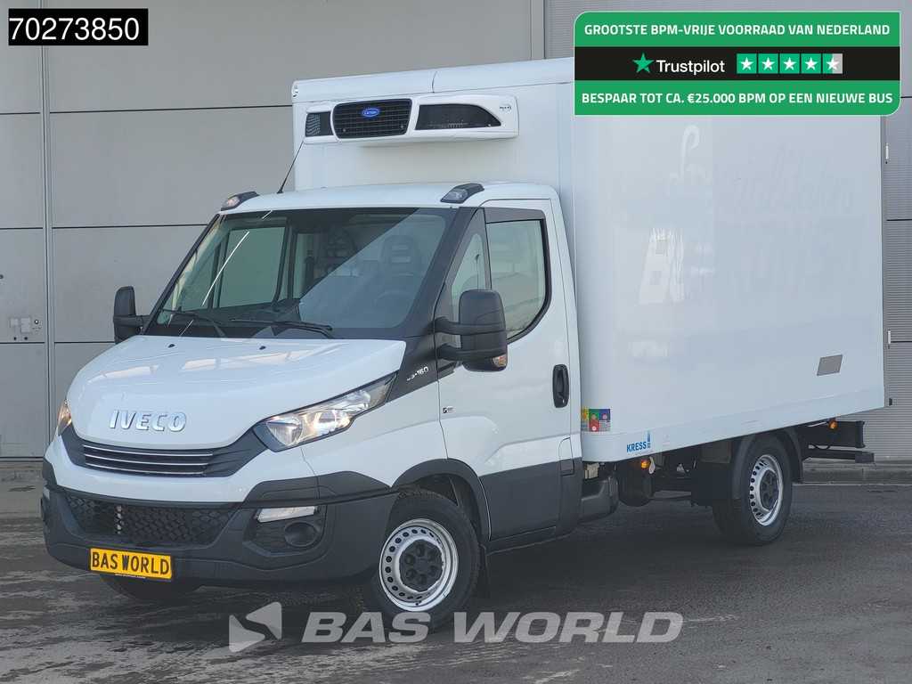 Iveco Daily 35S16 Automaat Koelwagen Carrier Pulsar 400 380V Stekker Airco Cruise Camera Koel Koeler Kühlwagen Kühlkoffer 12m3 Airco Cruise control