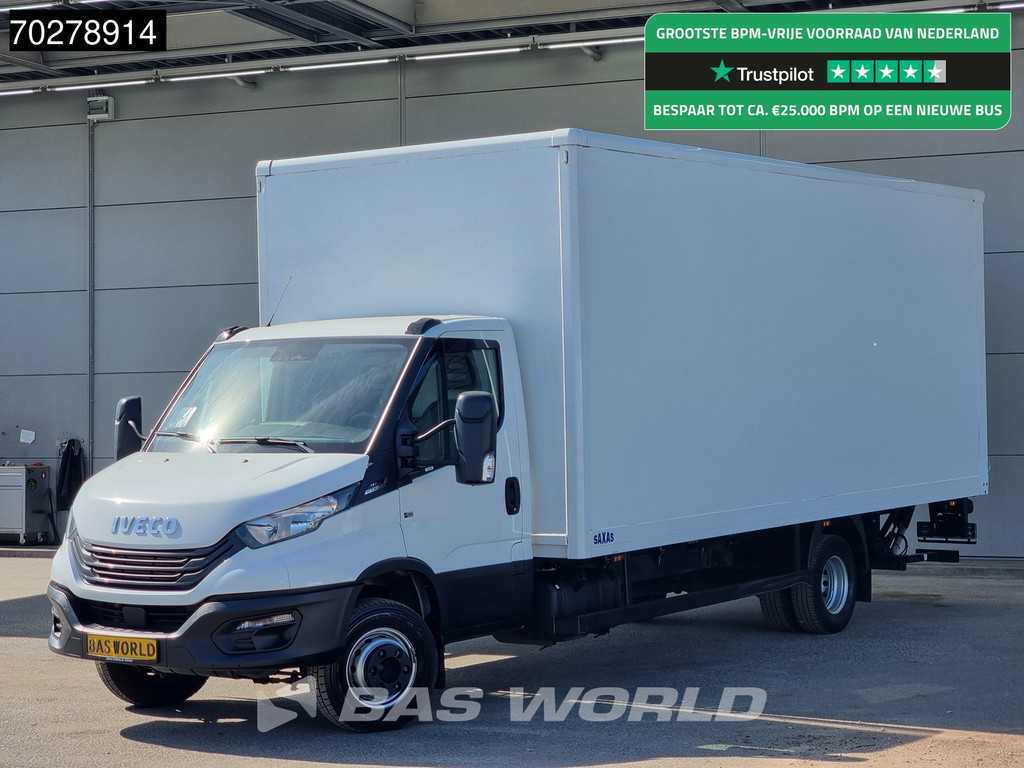 Iveco Daily 70C18 3,0L Automaat Luchtvering Laadklep Dubbellucht Airco Cruise Bakwagen Meubelbak Koffer 36m3 Airco Cruise control