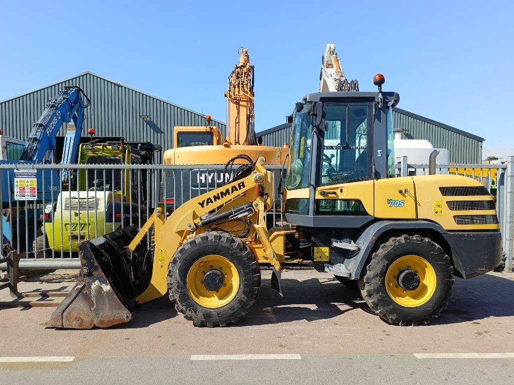 Yanmar V 70 S atlas AR75S shovel wiellader roterende mast