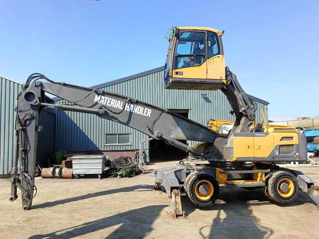 Volvo EW 210 D waste industry handler 25ton umslagbagger