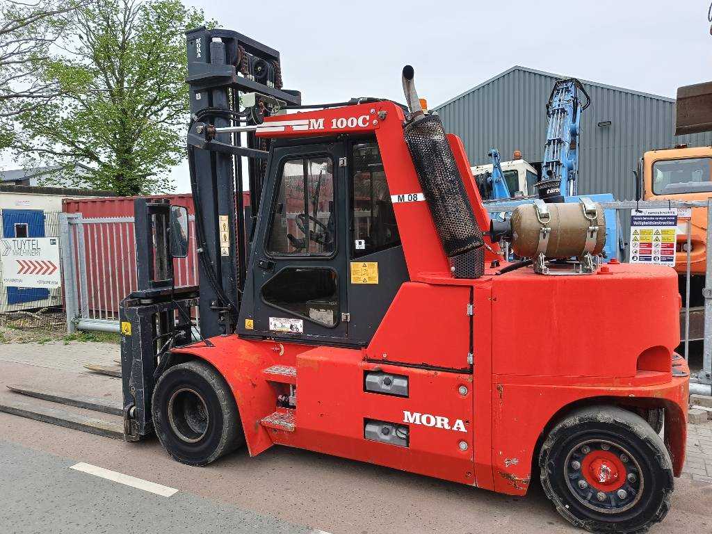 Mora M 100 C 10 ton heftrucl forklift stapler lpg gas