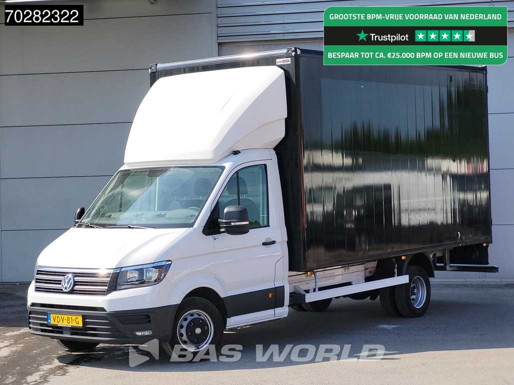 Volkswagen Crafter 177pk Bakwagen Dubbellucht Achterdeuren Navi Airco Cruise Lat om Lat APK 01-2026 Meubelbak Koffer Airco Cruise control