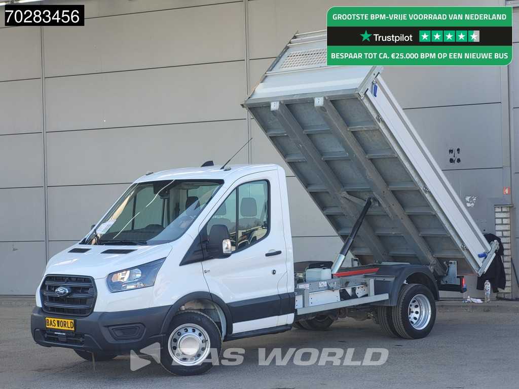 Ford Transit 130pk Open Laadbak Dubbellucht Trekhaak Pritsche Pickup Open Box