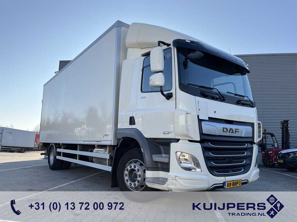 DAF CF 260 FA / 18 Ton / 147 dkm / Box 7.5 mtr / Laadklep / APK 05-25