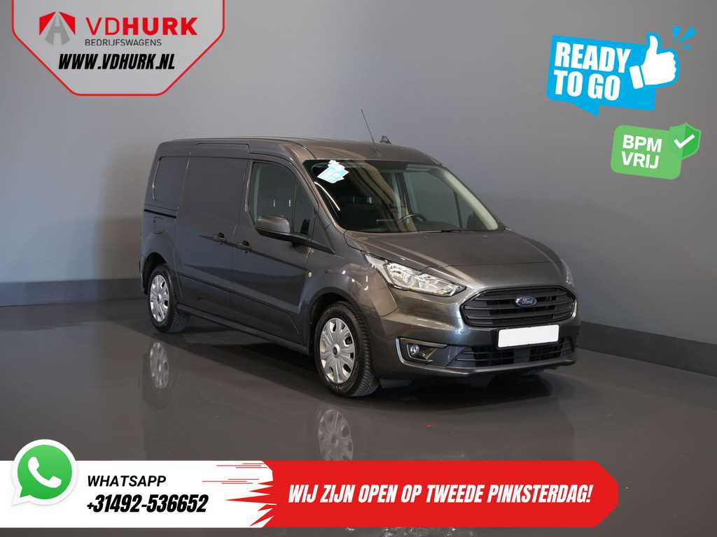 Ford Transit Connect 1.0 EcoBoost BENZINE L2 Trend BPM VRIJ! Ready2Go NL Auto/ Carplay/ Airco/ Camera/ Cruise/ PDC
