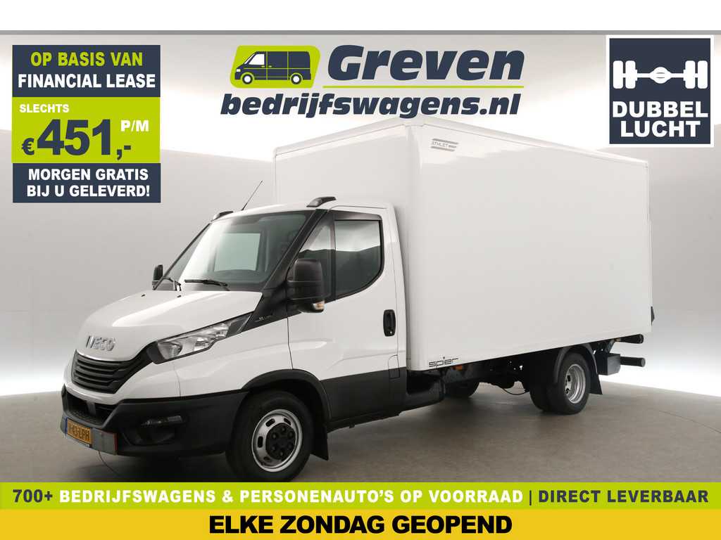Iveco Daily 35C16H 2.3 410 157PK Dubbellucht Laadklep Bakwagen Laadbak Airco PDC 3 Persoons