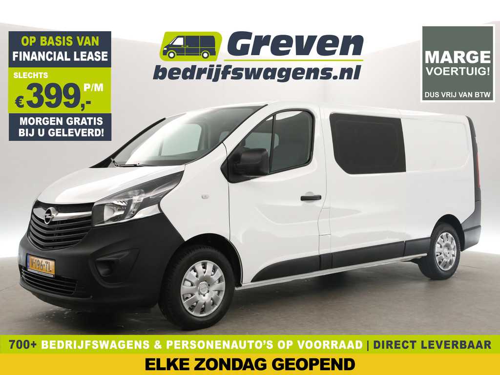 Opel Vivaro 1.6 CDTI L2H1 | MARGE! | Dubbele Cabine | 5 Persoons | Airco Cruise Trekhaak Navigatie Elektrpakket
