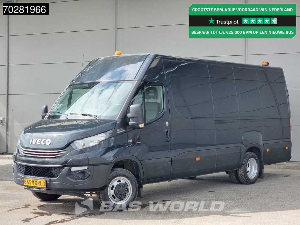 Iveco Daily 50C18 3.0L Automaat L4H2 Luchtvering Dubbellucht 3,5t Trekhaak Airco Cruise Camera Euro6 L4 16m3 Airco Trekhaak Cruise control