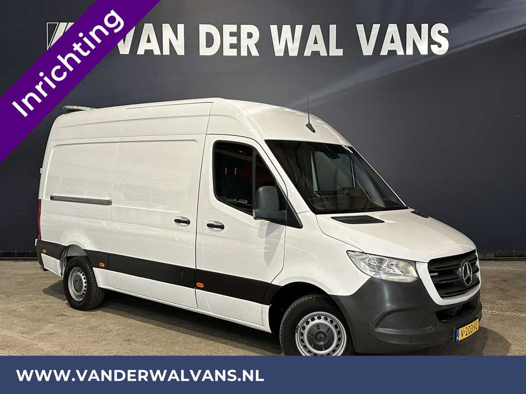 Mercedes-Benz Sprinter 316 CDI 164pk 3500kg Trekhaak L2H2 inrichting met omvormer Euro6 Airco | Camera Apple Carplay, Android Auto, Cruisecontrol, Parkeersensoren
