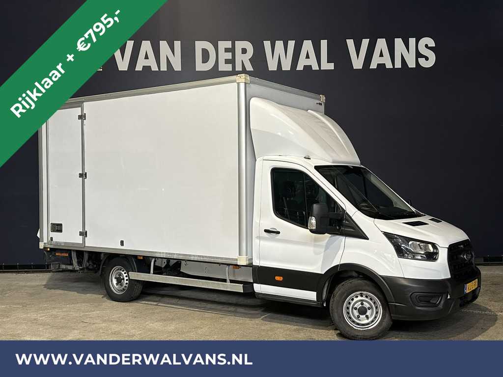 Ford Transit 2.0 TDCI 130pk Bakwagen 233cm hoog Laadklep Zijdeur Euro6 RIJKLAAR Airco | LAT om LAT bijrijdersbank, 895kg laadvermogen,